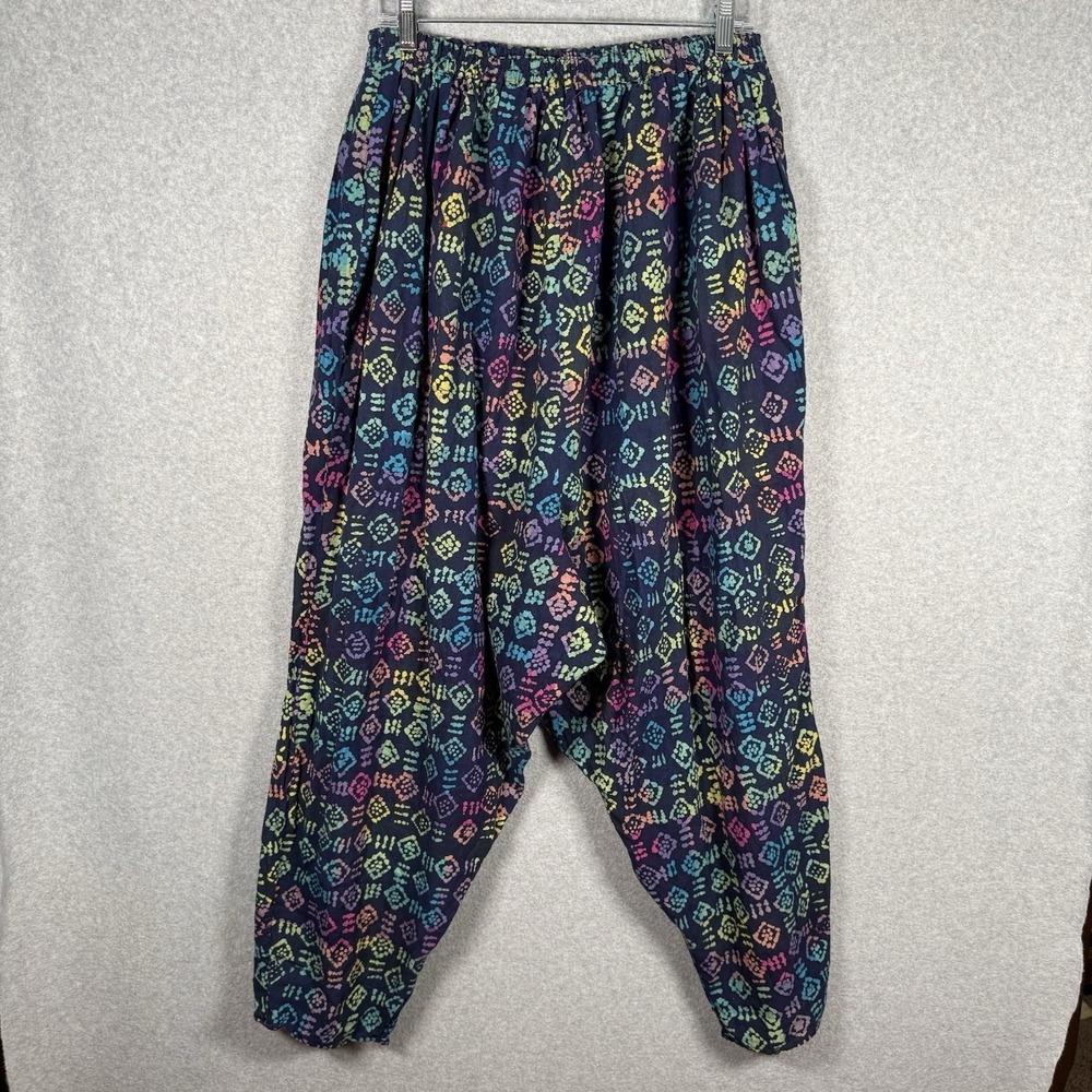Hammer‎ Pants Womens M/L 80s Pull On Stretchy Elastic